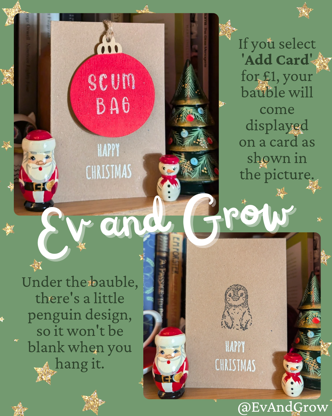 Arse Bag - Cheeky Swear Word Bauble