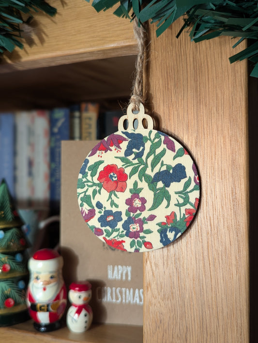 Liberty Fabric Organic Tana Lawn Mamie C Handmade Bauble