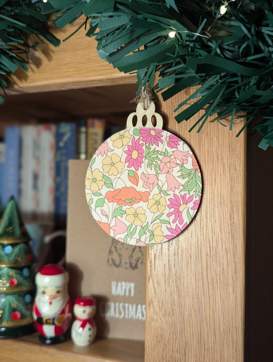Liberty Tana Lawn Fabric Poppy Forest C Handmade Bauble