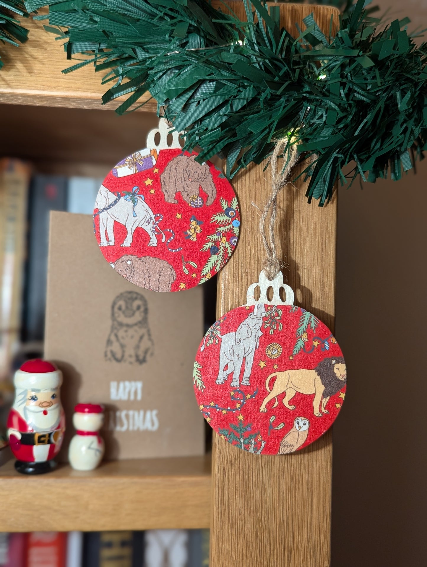 Liberty Tana Lawn Red Christmas