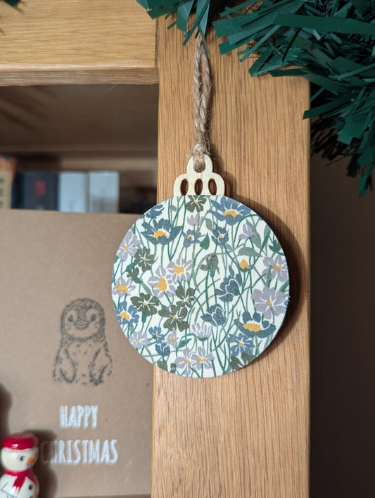 Liberty London Green Gables Handmade Bauble